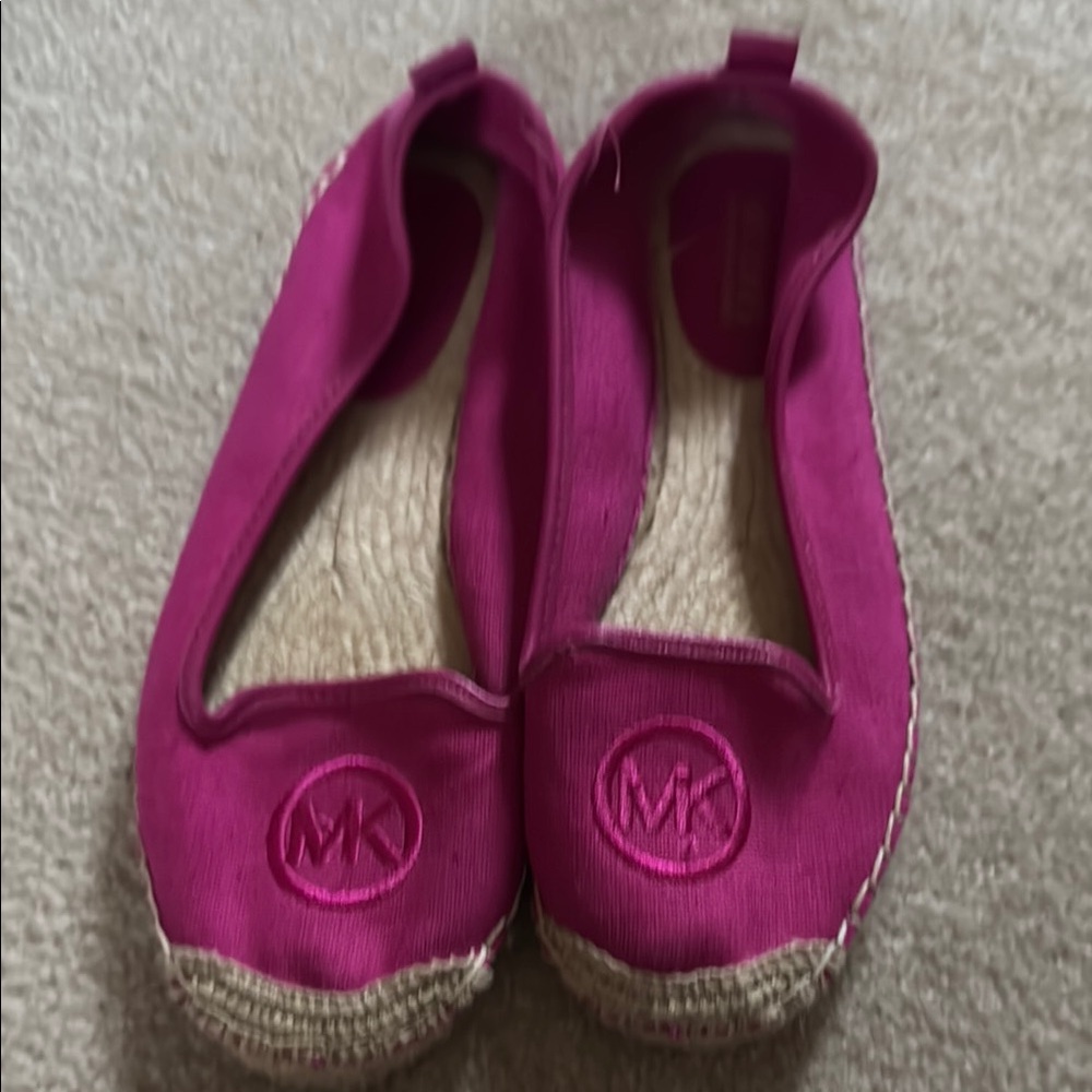 MK Pink Espadrille Flats